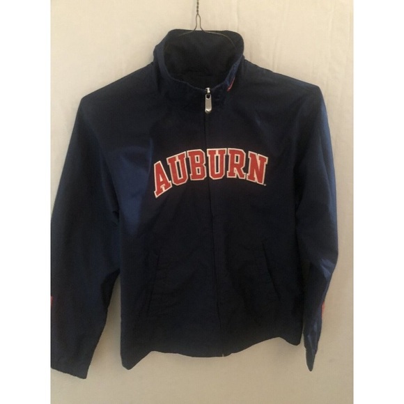 NCAA Jacket Mens Small Blue University of Auburn Logo - Picture 1 of 5